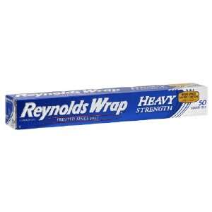 Reynolds Wrap Heavy Strength Aluminum Foil 12, 50 sq ft (Pack of 6)