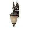 NEW 1 Light Gargoyle Outdoor Post Lamp Lighting Fixture, Oil Rubbed 