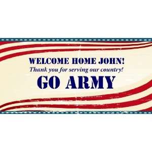  3x6 Vinyl Banner   Thank You For Serving 