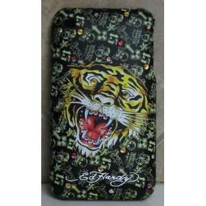  Ed Hardy Iphone 3g 3gs Case Faceplate Tiger Swarovski 