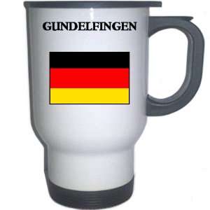  Germany   GUNDELFINGEN White Stainless Steel Mug 