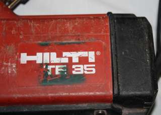 HILTI TE 35 Corded Hammer Drill TE35 Used  TE35  