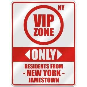   ZONE  ONLY RESIDENTS FROM JAMESTOWN  PARKING SIGN USA CITY NEW YORK