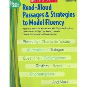  Read aloud Passages & Strategies to Model Fluency: Grades 