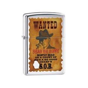   Wanted Dead or Alive Zippo Lighter *Free Engraving (optional) Jewelry