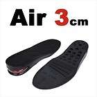 3cm UP] Soft Height Increase Insole lift taller Sz L / Black Insole 
