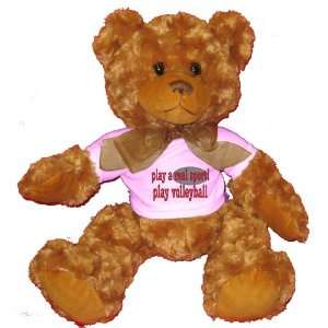 play a real sport! Play volleyball Plush Teddy Bear with 