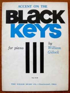   William Gillock Piano Books Black Keys ,Theory 9780874876499  