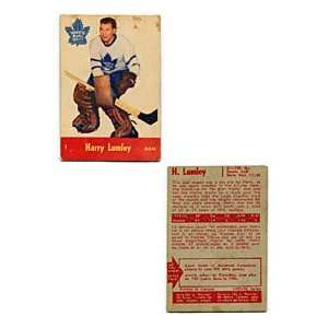  Harry Lumley 1955 1956 Parkhurst Card