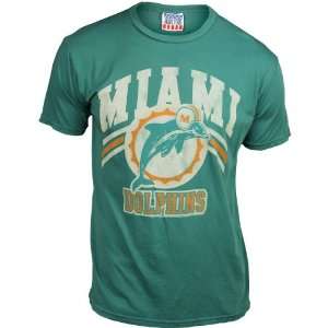  Junk Food Miami Dolphins Retro T Shirt Small Sports 