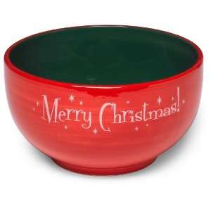  DII Merry Christmas Ceramic Mixing Bowl: Kitchen & Dining