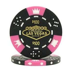 Fabulous Las Vegas Tri Color Triple Crown 11.5g Poker Chips  