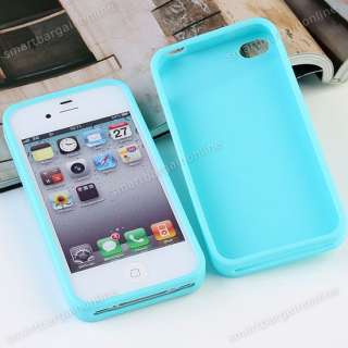 Sweet Jasmine Aroma Silicone Baby Blue Skin Cover Case Bumper For 