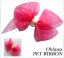 Pet Dog Cat Hair Bows Ribbon Rubber band new 4 Pcs KOR  