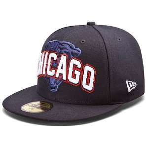  Chicago Bears New Era 59Fifty 2012 Draft Hat   Size 7 3/8 