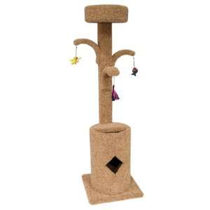   Kitty Condo Scratch Hideout with High Rise Perch