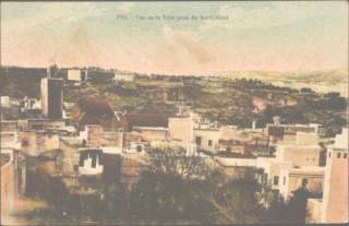 FRANCE MOROCCO FEZ Partial View Old Postcard VF  