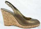 170 via spiga dobson brown womens shoes wedge 10