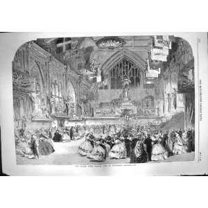    1861 LONDON RIFLE BRIGADE BALL GUIDHALL DANCING