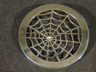   AG Abbott Gotshall Sterling Arts & Crafts A&C Spider Web Brooch PIN