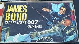 James Bond Secret Agent 007 Game (Milton Bradley) 1964  