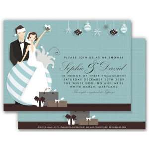  Bridal and Wedding Shower Invitations   Silver Bells Wedding Shower 