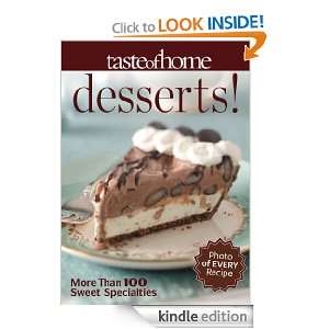 Taste of Home Desserts Taste of Home Editors  Kindle 