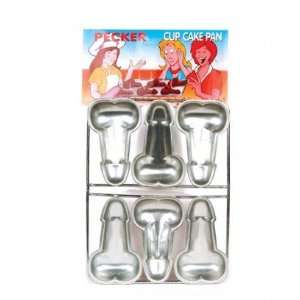  Pecker cup cake pan (6 pc): Health & Personal Care