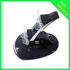 Blue LED Dual Charger Controller Stand Charging FOR PS3