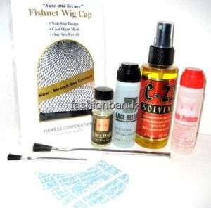 19pc Wig Kit Ultra Hold Glue C 22 Lace Front Tape Cap  