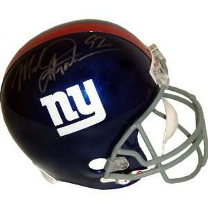   York Giants Autographed Replica Full Size Helmet: Sports & Outdoors