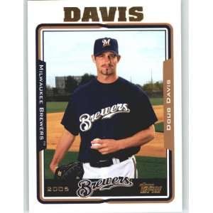 2005 Topps #509 Doug Davis   Milwaukee Brewers (Baseball 