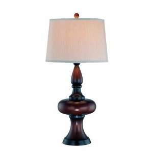  Lite Source 1 Light Table Lamp Dark Walnut LS 21462: Home 