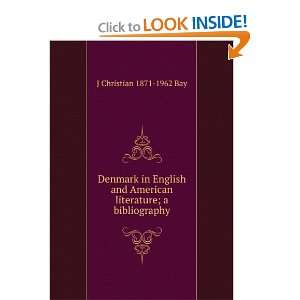 Denmark in English and American Literature A Bibliography
