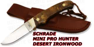 Schrade Old Timer Mini Pro Hunter + Leather Sheath PH2W  