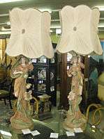 Pair of 20th Century DUX FIGURINE LAMPS ONE OF A KIND  