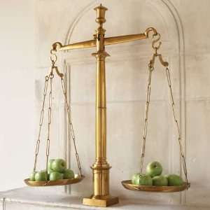  GV9646   Brass Library Scales