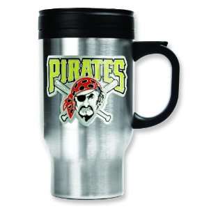 MLB Pittsburgh Pirates Stainless Steel Travel Mug 16oz  