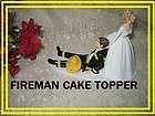 Fireman Firefighter FUNNY CUSTOM PAINT SEXY Humorous Wedding Cake 