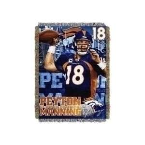  Denver Broncos Peyton Manning Player Tapestry Blanket 48 x 
