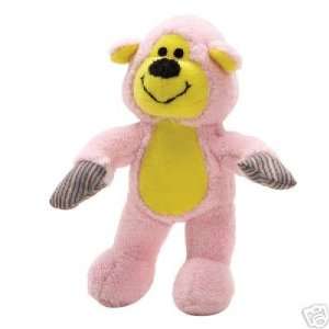  Zanies Mitten Monkeys 61/2 Pink Plush Dog Toy: Kitchen 