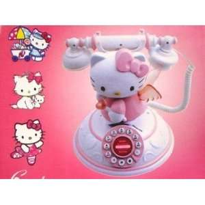  New Hello Kitty Telephone Home Desktop Corded Phone 