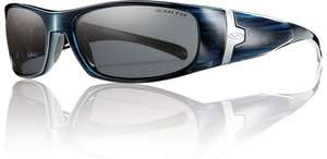 SMITH SHELTER Sunglasses BLUE STRIPE / POLARIZED GREY 715757377304 