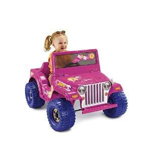  Fisher Price Power Wheels Barbie Jeep: Toys & Games
