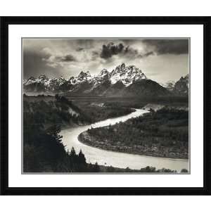  Ansel Adams Framed Art Snake River B&W Photography