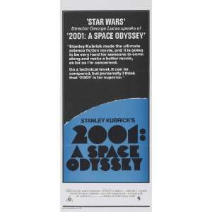 2001 A Space Odyssey Movie Poster (13 x 30 Inches   34cm x 77cm 