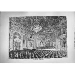 1884 Interior Theatre Monte Carlo France Architecture  