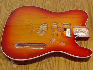 2012 American Fender DELUXE Tele BODY USA Telecaster Aged Cherry 