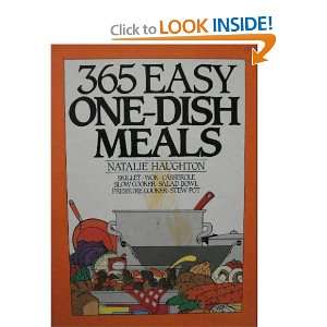  365 Easy One dish Meals Natalie Haughton Books
