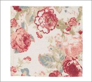 POTTERY BARN Brittany Rose Organic Floral Bathroom HAND TOWEL NEW 